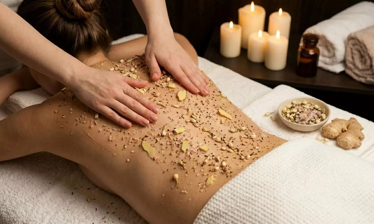 Ritual exfoliante de 1 hora con masaje, exfoliación y ducha templada