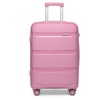 Image 17: Kono 24-Inch Colourful PP Hardshell Suitcase with TSA Lock