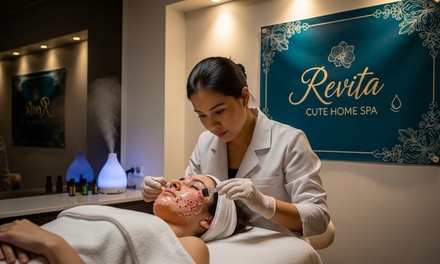 One PRP Facial + Peeling + Basic Cleansing + Hydration - Revita Cute Home Spa
