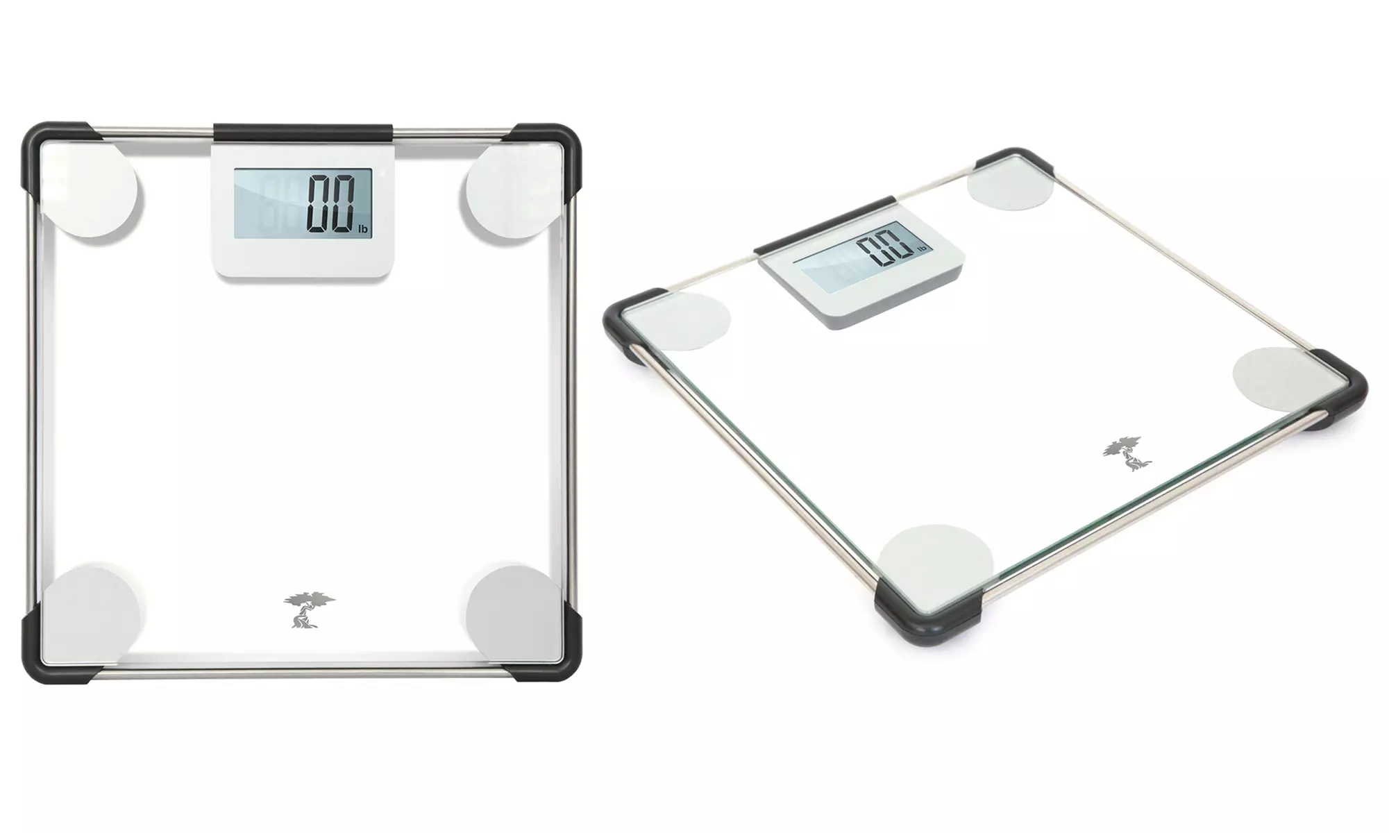 Clear Glass Precision Digital Bathroom Scale with 400 Lb. Capacity - Primary Image