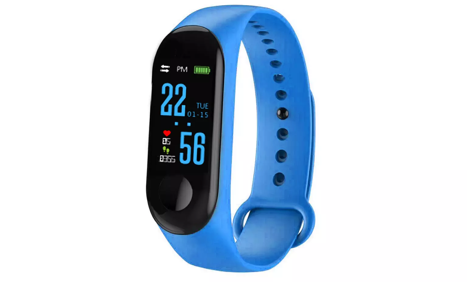 Bracelet connecté sport fréquence cardiaque et pression artérielle de la marque Wee-plug, coloris au choix - Second Medium