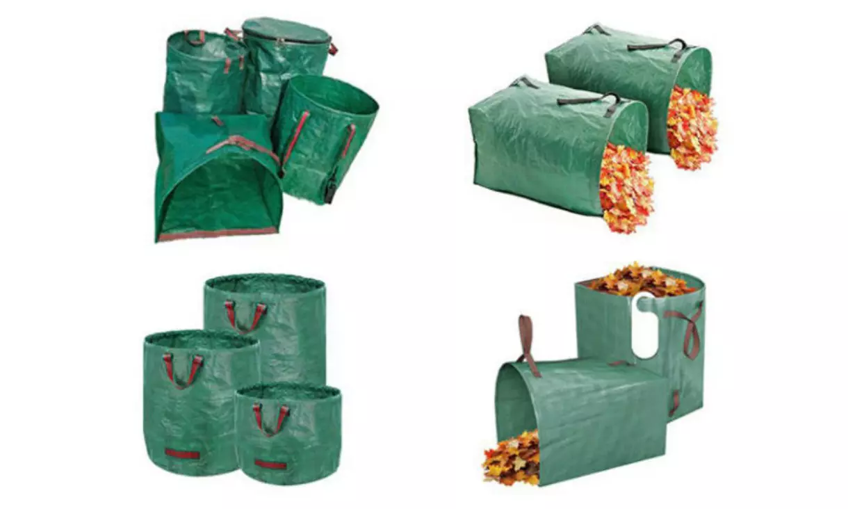 Heavy Duty Garden Waste Bags with Reinforced Handles in Various Sizes