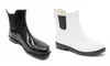 Forver Young Woman's Black Ankle Rain Boots (Up to Size 11)