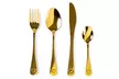 24-teiliges Besteckset aus Edelstahl in Silber und Gold - Second Medium