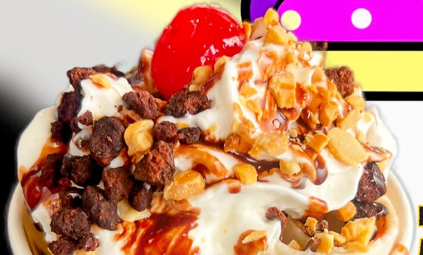 Image 7: Personalized Rolled Ice Cream: Custom Creation with up to 8 Toppings