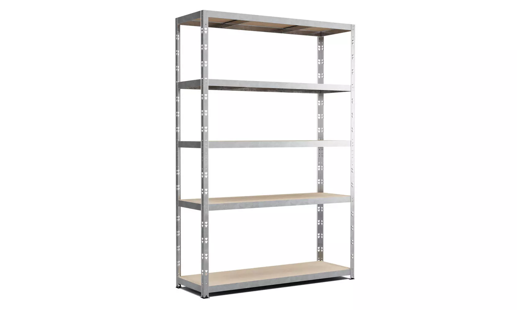 Étagère de rangement polyvalente en métal pour charges lourdes