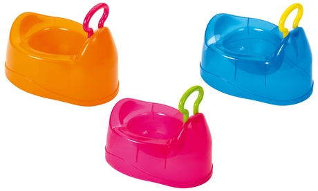 Vasino anatomico con manico Pottii disponibile in 5 colori