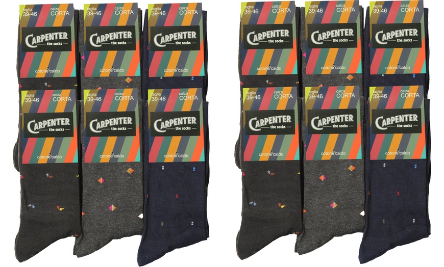 Image 24: Carpenter 6er- oder 12-Pack kurze oder lange Herren-Socken