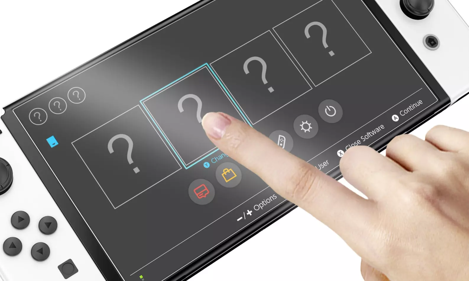 Tempered Glass Screen Protector for Nintendo Switch (OLED Model) 7-Inch, 2-Pack - Second Medium