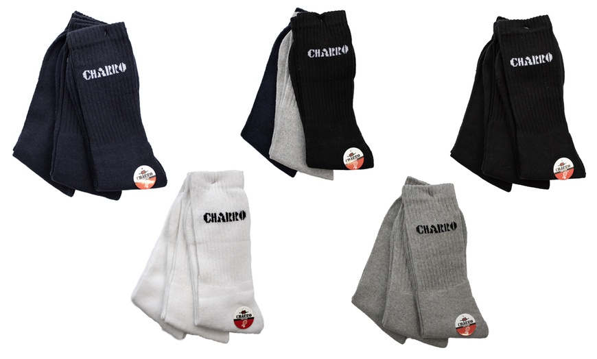 Image 1: 6er-, 12er- oder 24er-Pack El Charro Tennis-Socken