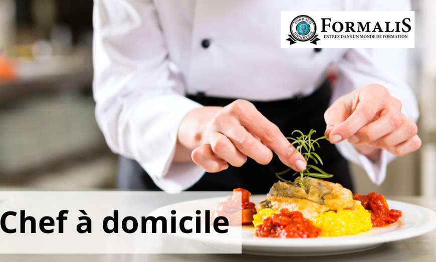 Image 1: Devenez chef à domicile : formation complète et flexible avec Formalis