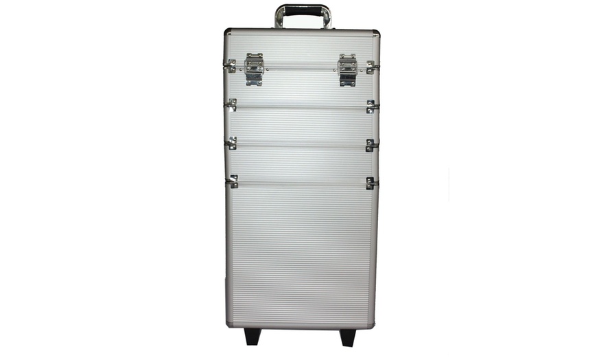 Image 3: 4 in 1 Aluminum Makeup Case