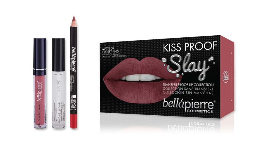 Image 3: Bellapierre Three-Piece Lip Kit