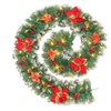 Image 2: Living And Home Festive Pre-Decorated Christmas Garland