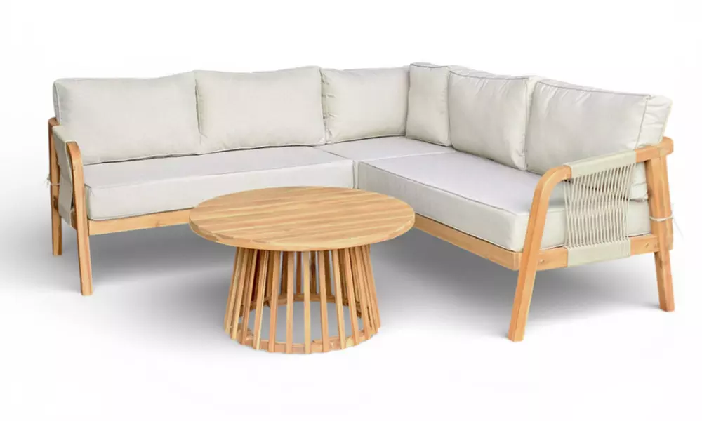 Garden Gear - Acacia Eleni Corner Sofa Set