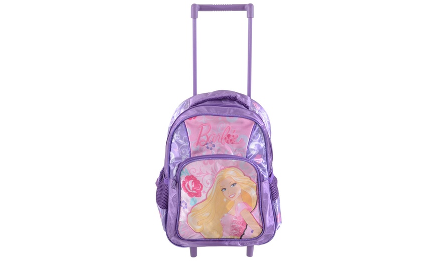 Image 1: Barbie Purple Trolley Travel Bag