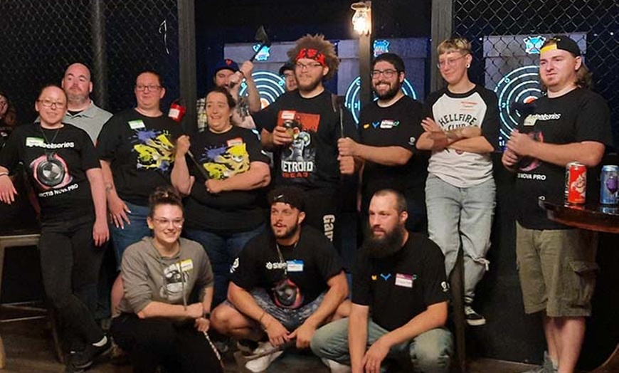 Image 6: De-Stress and Have Fun with Axe Throwing Action For All Skill Levels