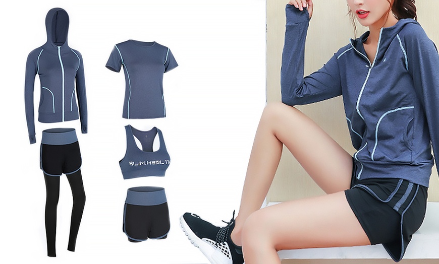 Image 2: Women's 5-Piece Workout Set