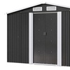 Image 21: Large Metal Garden Tool Storage Shed in 6 Styles