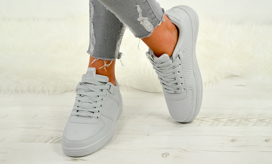 Image 4: Women's Lace-Up Sneakers