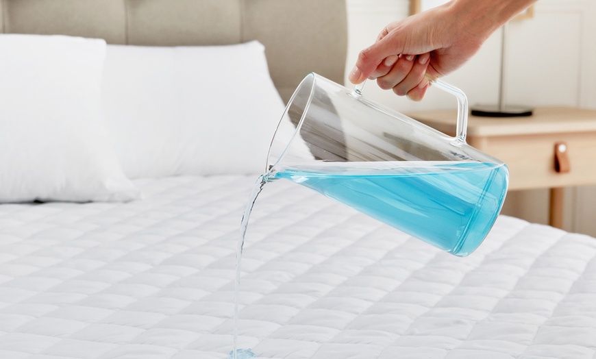 Image 3: Protège-matelas matelassé et imperméable Pikolin Home