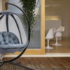 Image 1: Outsunny Hanging Egg-Shaped Chair