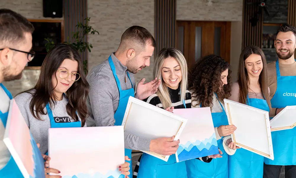 Save Up to 47% on Fun Paint and Sip Classes Near You


