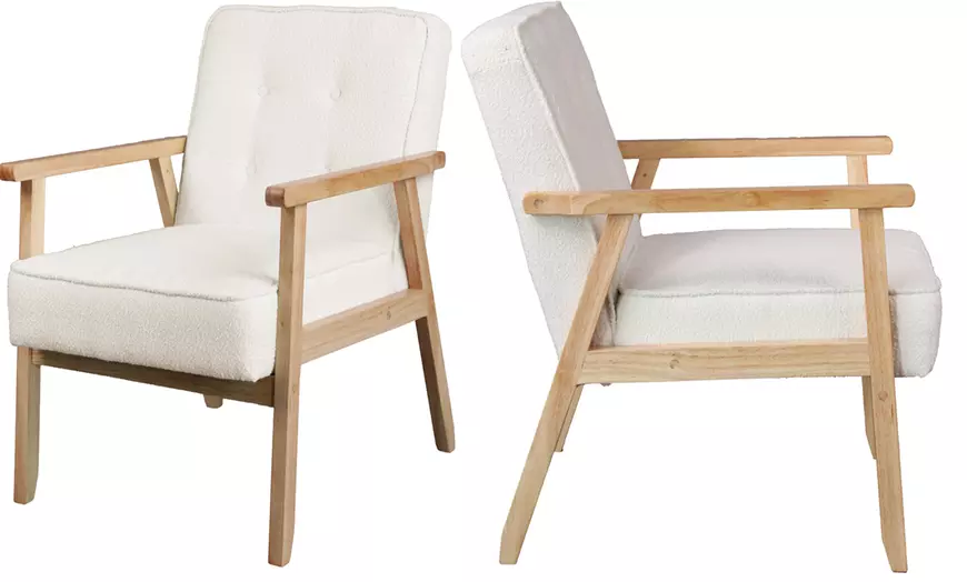 Image 2: Fauteuil "Doug" de Doosense, tissu et coloris au choix