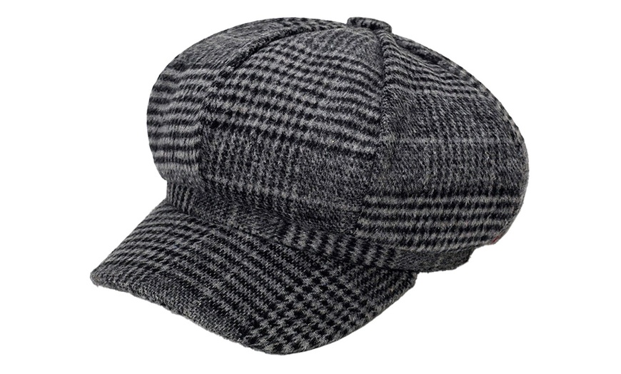 Image 7: Artist Vintage Newsboy Cabbie Peaked Beret Cap Warm Baker Boy Visor Hat Flat Cap