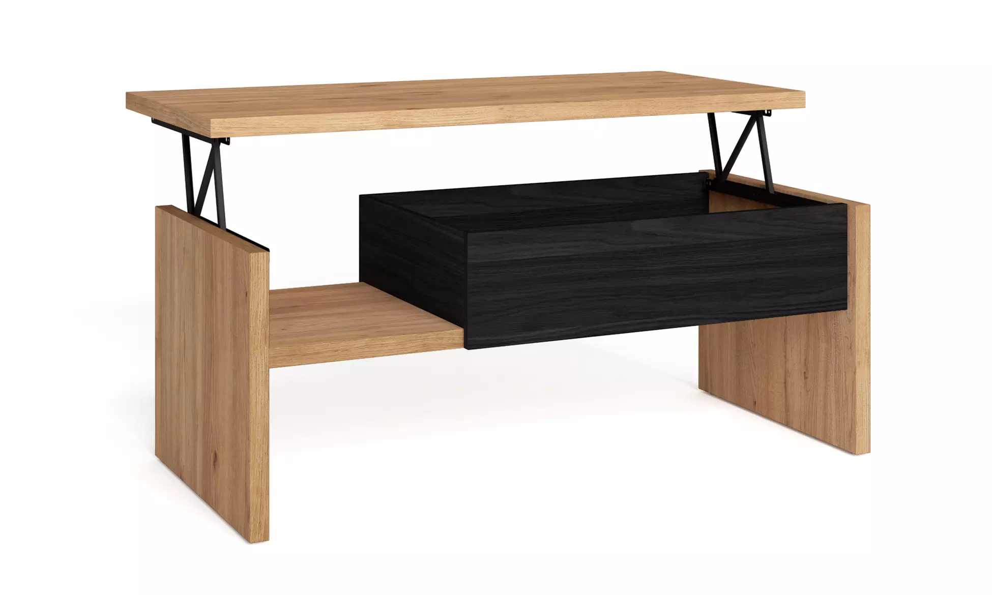 Mesa de centro elevable