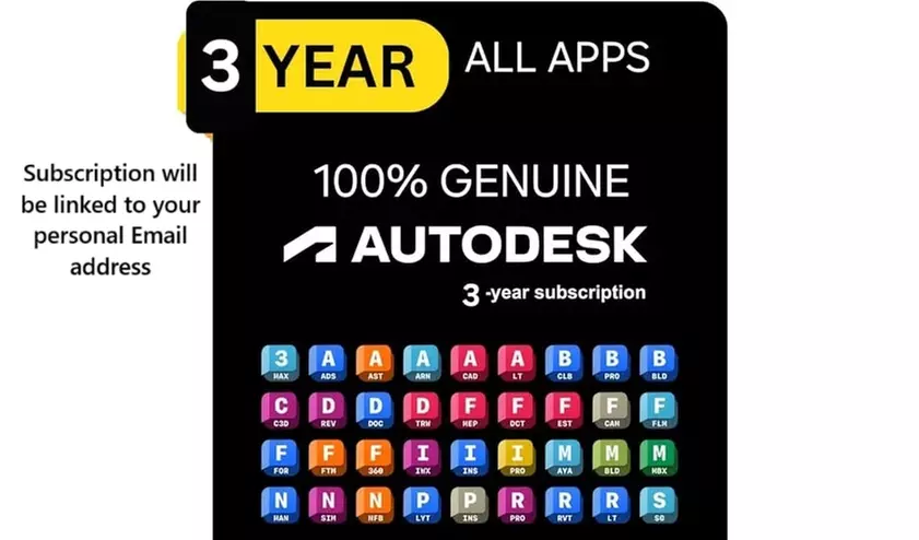 AutoCAD 2025 – 3-Year Subscription | Multi-Device Access
