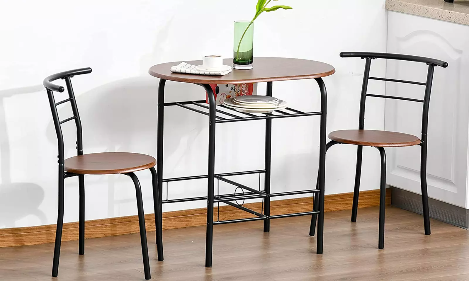 HomCom Three-Piece Dining Table set