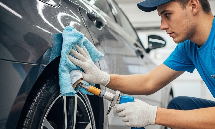 Image 2: Gleaming Finish: Exterior wash, Super Wash or Detailing Hand Polish