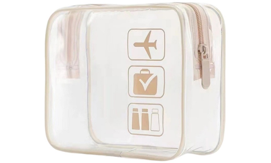 Image 11: Transparent Travel Toiletries Storage Bag 
