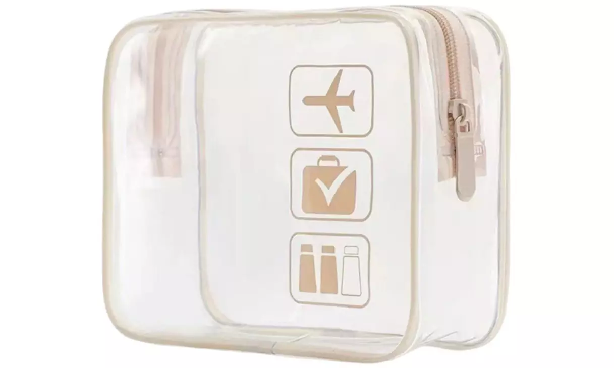 Transparent Travel Toiletries Storage Bag