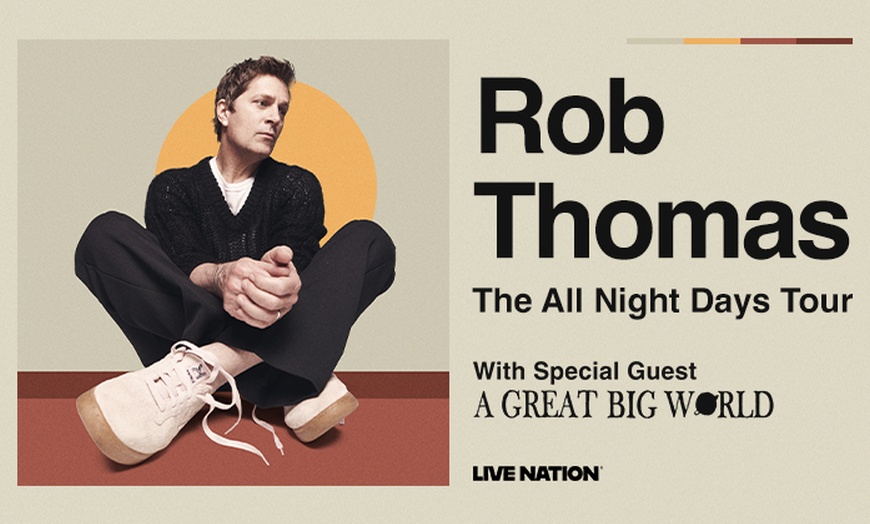 Image 1: Rob Thomas - The All Night Days Tour – Up to 44% Off