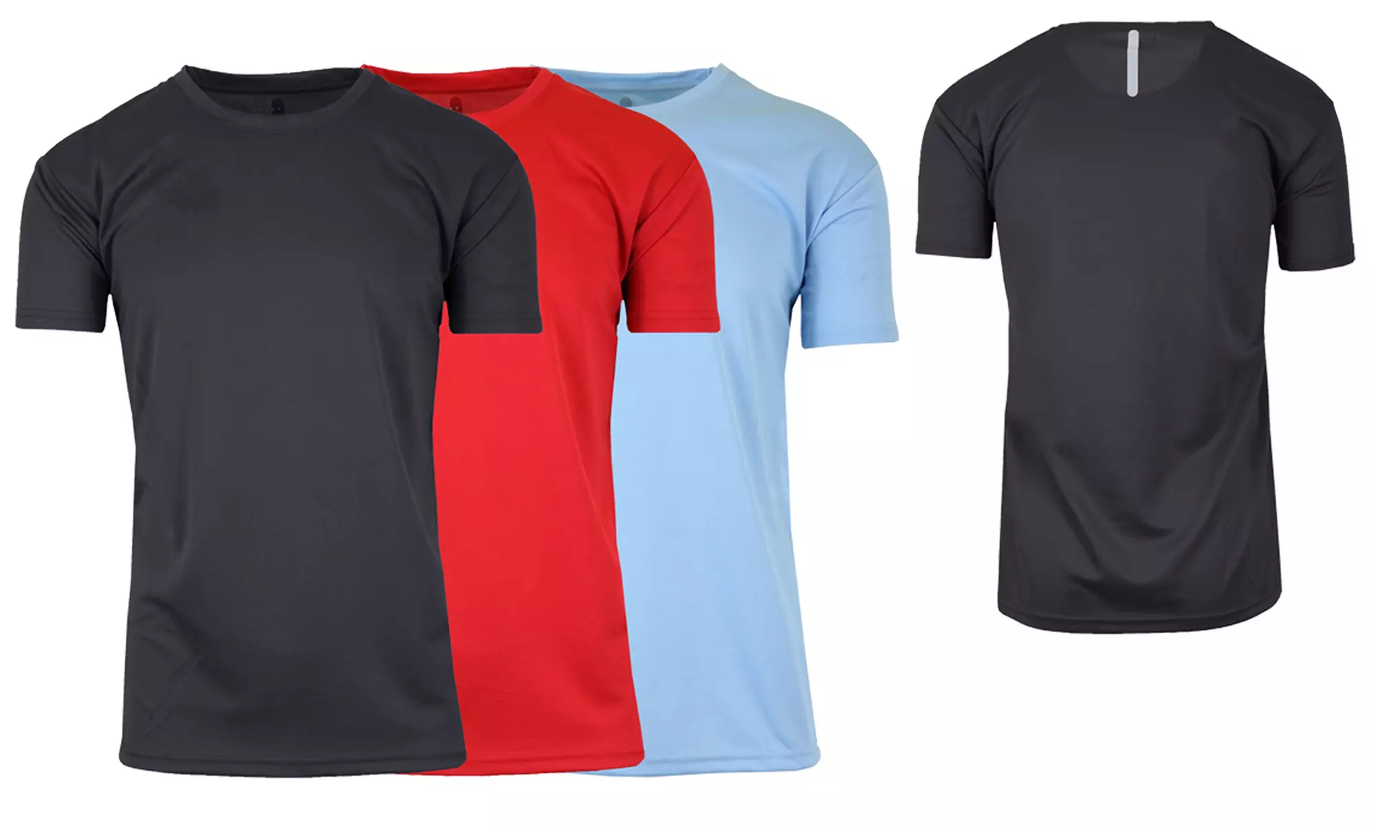 Galaxy by Harvic Men's Moisture-Wicking T-Shirt (3-Pack; S-2XL) - Second Medium