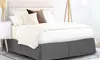 Nestl Pleated Queen Bed Skirt - 14" Tailored Drop Luxury Microfiber Dust Ruffle