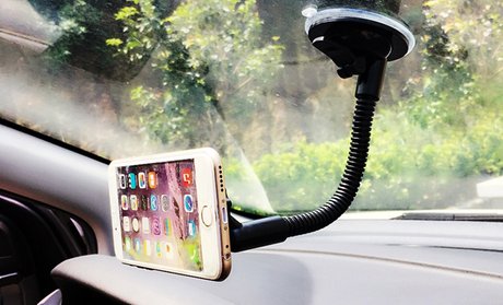 LAX Magnetic Car Mount Long Arm for Smartphone or GPS Devices