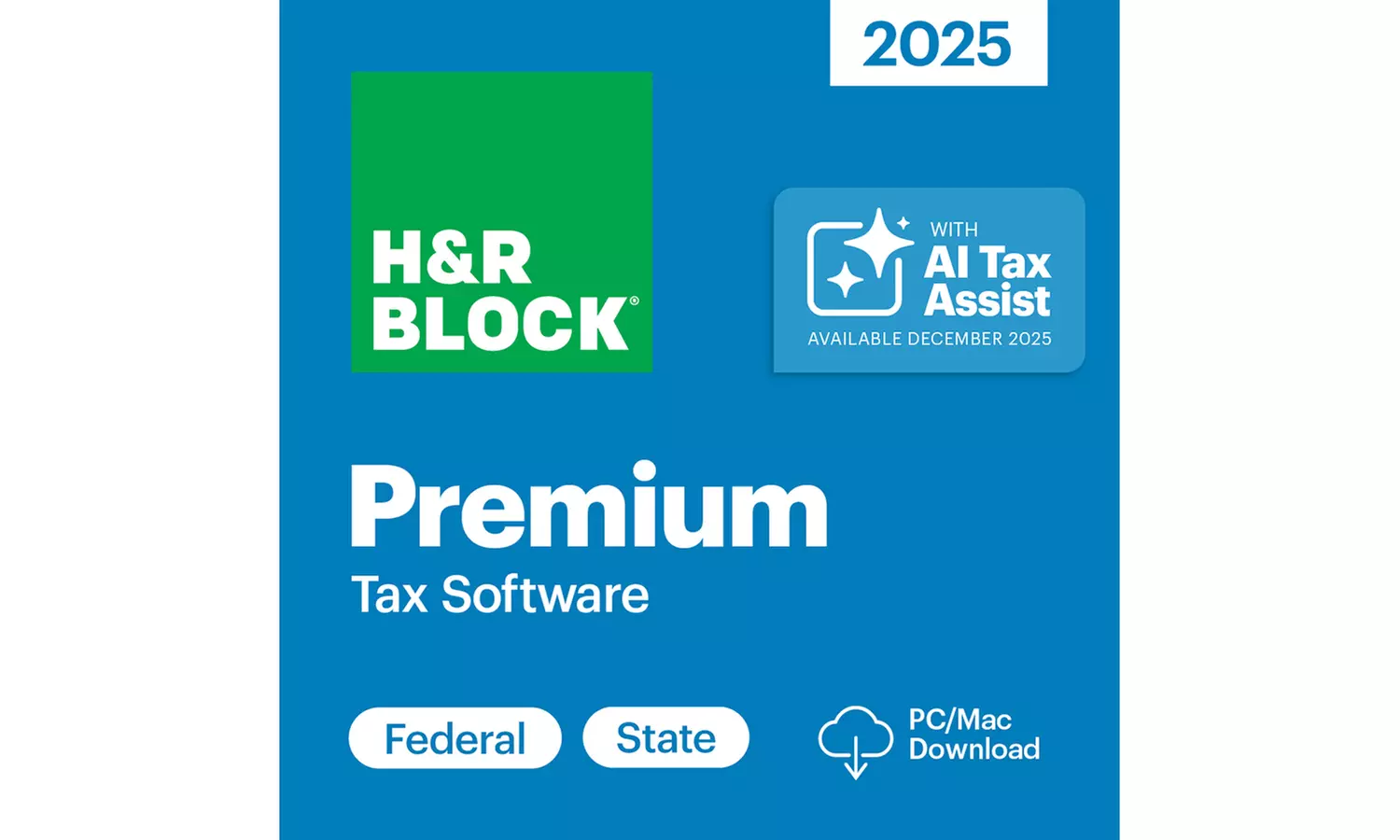 H&R Block 2025 Tax Software – File Federal & State with Ease