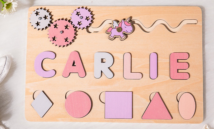 Image 4:  Name Puzzle Board