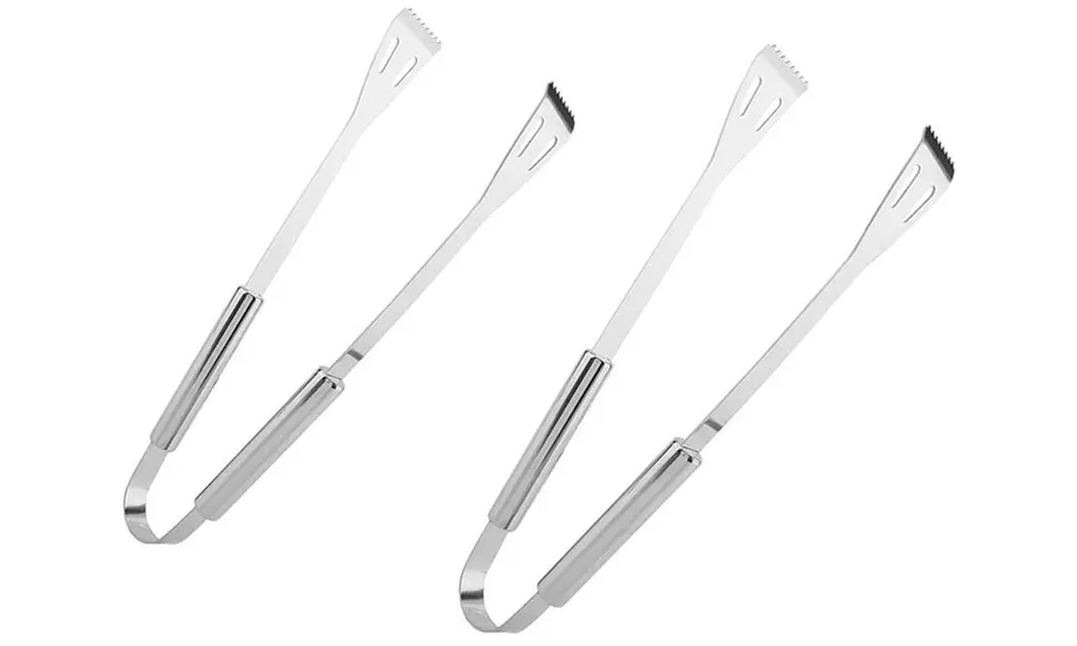 1 ou 2 pinces de cuisine en inox pour barbecue et plancha