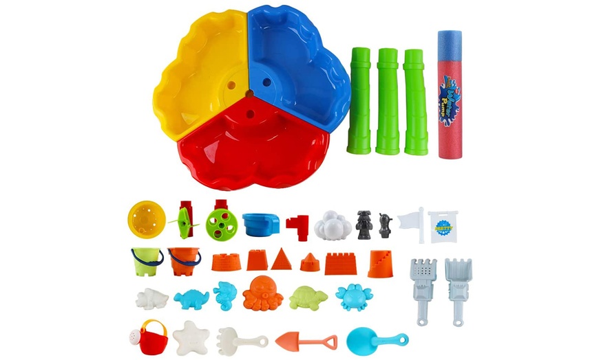 Image 2: 40 Pieces Sand and Water Table Play Set for Children
