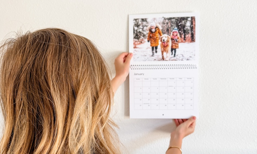 Image 1: Create a Custom Desktop or Wall Calendar | Photo Memories All Year