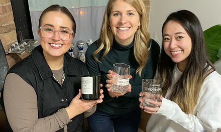 For One: DIY Cocktail Candles + Wine Bottle Cutting Class - Chicago Candle Co