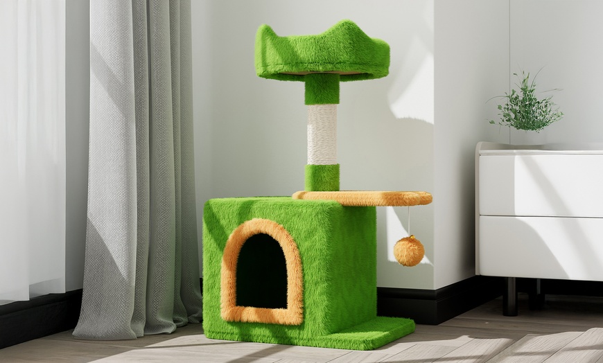 Image 9: 70, 79 or 131cm Multi Level Indoor Cat Tree