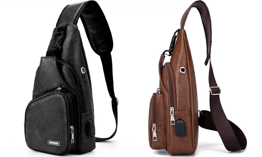 Image 14: Sac bandoulière avec plusieurs compartiments