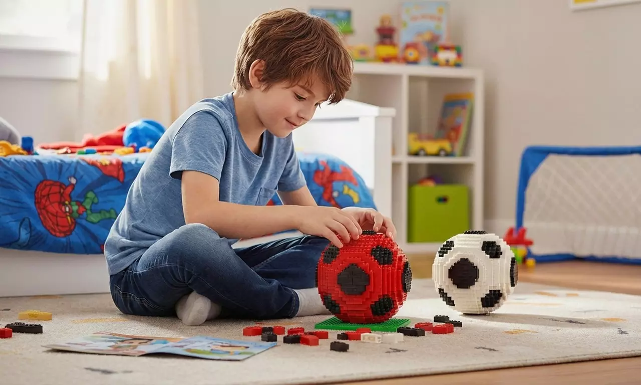 2026 Soccer 3D Building Blocks Puzzle