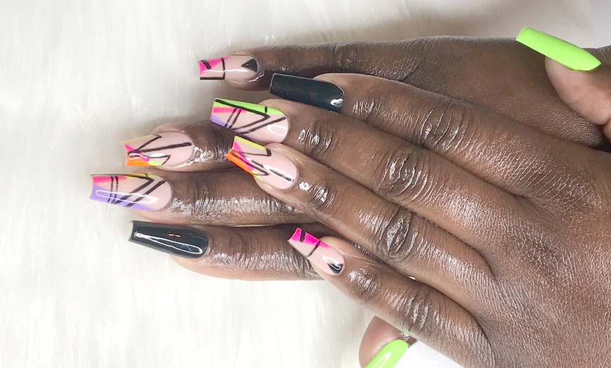 Image 13: Custom Freestyle Nail Sets in Short, Medium, or Long Lengths 