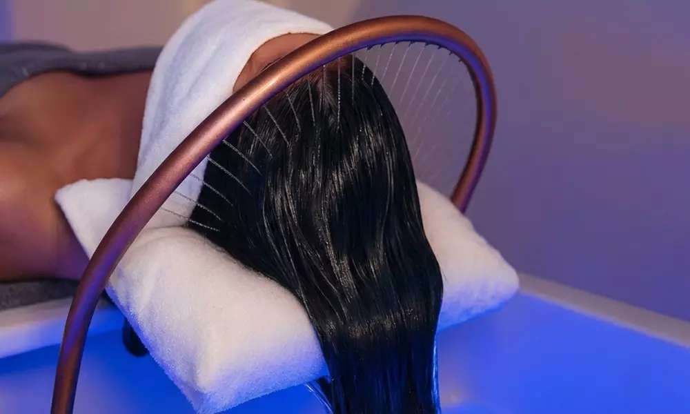 Head spa japonais avec gommage, massage et soin visage